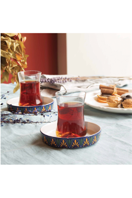 Koleksiyon İstanbul Tiryaki Çay Seti 6'Lı Helen (130 Cc)